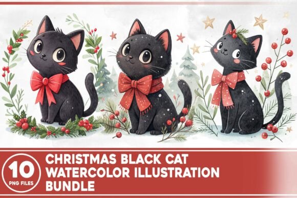 Christmas Black Cat Embroidery Design Review