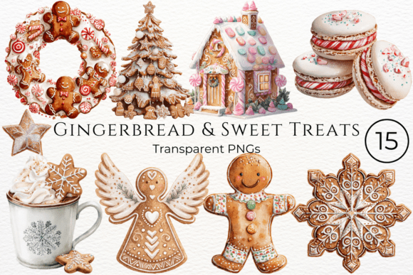 Christmas Gingerbread and Treats Clipart: A Review for Digital Sellers