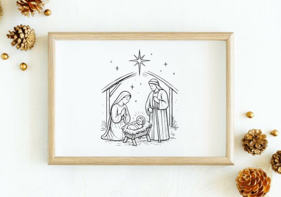 Christmas Nativity Illustrations: A Design Asset for Seasonal Content Success