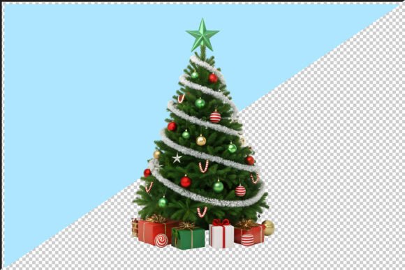 Decorated Christmas Tree with Gifts PNG: A Publisher’s Review of Seasonal Illustrations