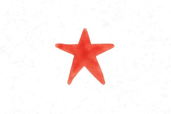 Red Christmas Star PNG: A Festive Illustration for Creative Sellers